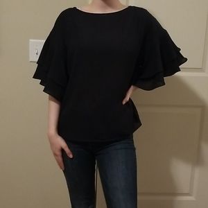Navy blue blouse